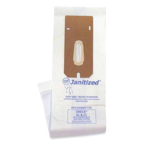 Janitized Vacuum Filter Bag Fits Oreck Xl2000/8000/9000 Type Cc Vacuum Cleaner -- 80 Per Case
