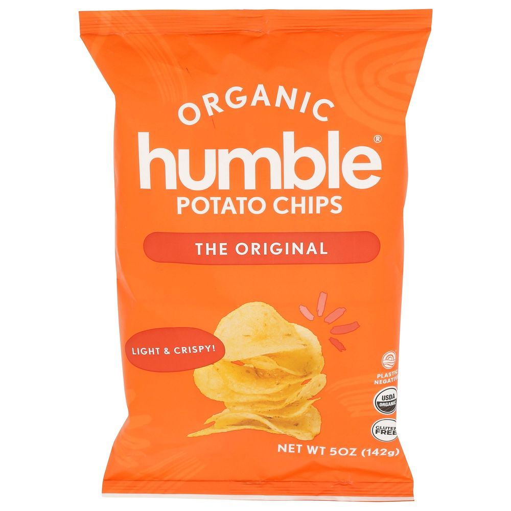Humble Organic The Original Potato Chips, 5 Ounce -- 12 Per Case
