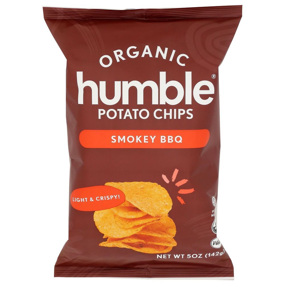Humble Organic Smokey Bbq Potato Chips, 5 Ounce -- 12 Per Case