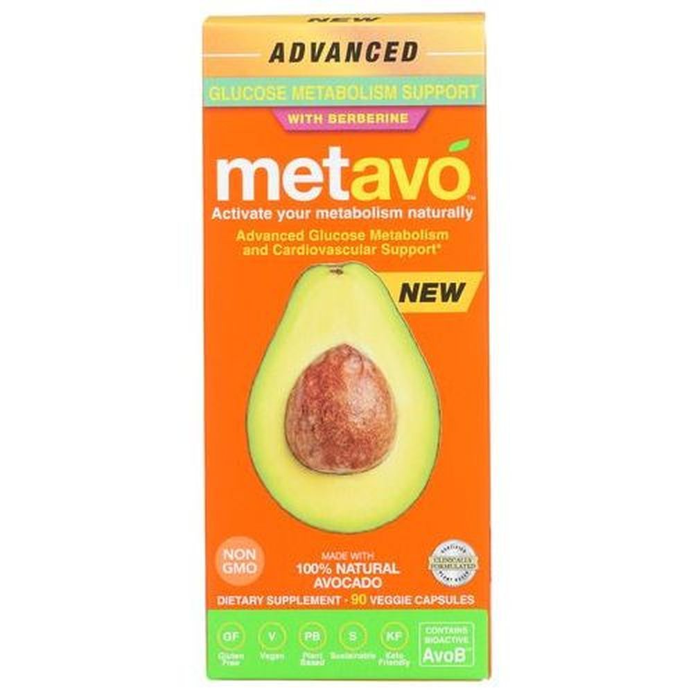 Metavo Advanced Metabolism Support With Berberine Capsules, 90 Count