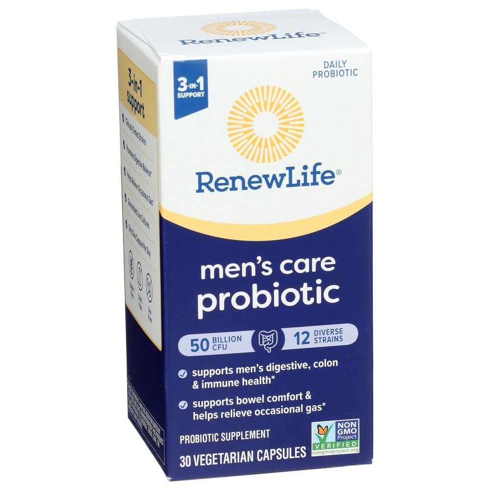 Renewlife Mens Care Vegetarian Capsules, 30 Count -- 6 Per Case