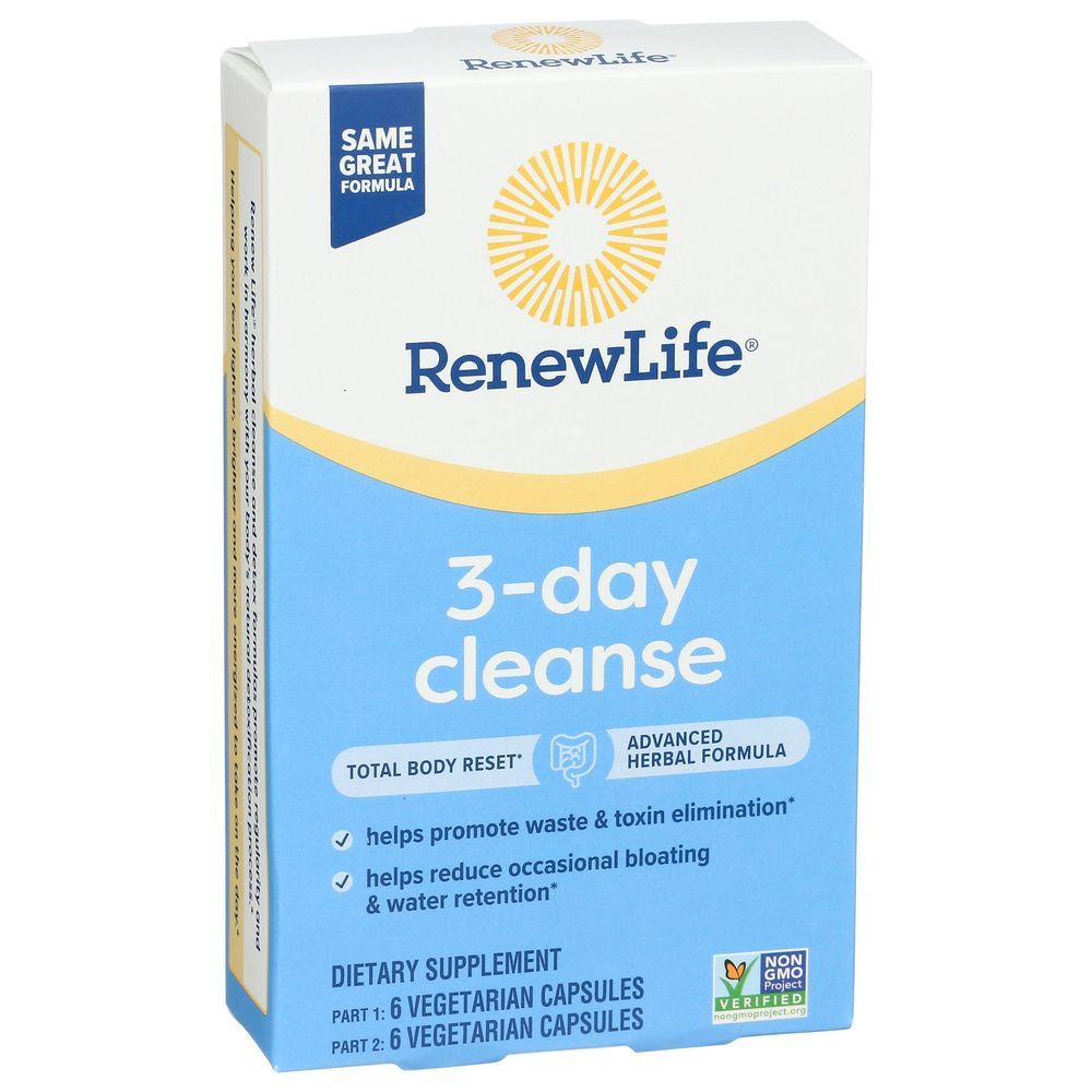 Renewlife 3 Day Total Body Reset Capsules, 12 Count