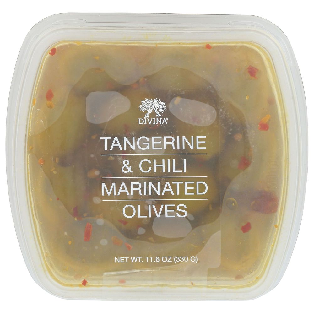 Divina Tangerine And Chili Marinated Olives, 11.6 Ounce -- 6 Per Case