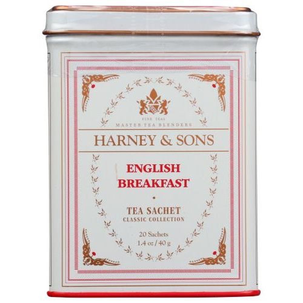 Harney & Sons English Breakfast Tea, 20 Tea Bags -- 4 Per Case