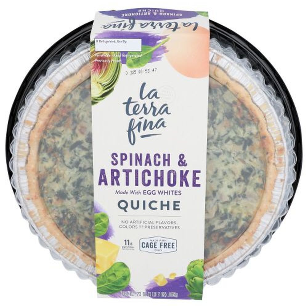 La Terra Fina Spinach Artichoke Quiche, 23 Ounce -- 6 Per Case