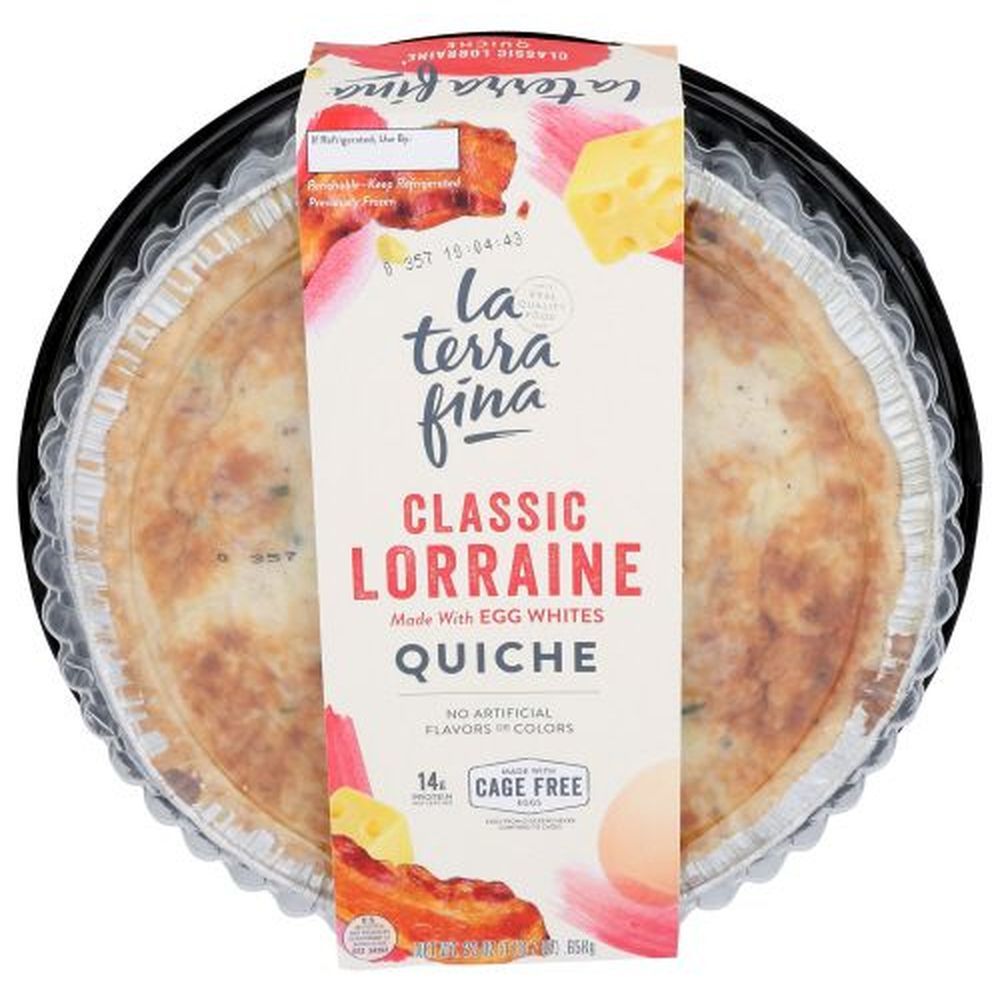 La Terra Fina Classic Lorraine Quiche, 23 Ounce -- 6 Per Case