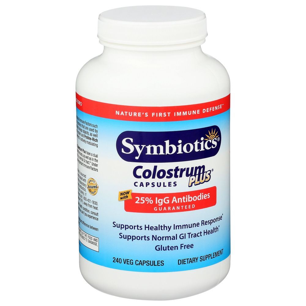 Symbiotics Colostrum Plus Capsules, 240 Count