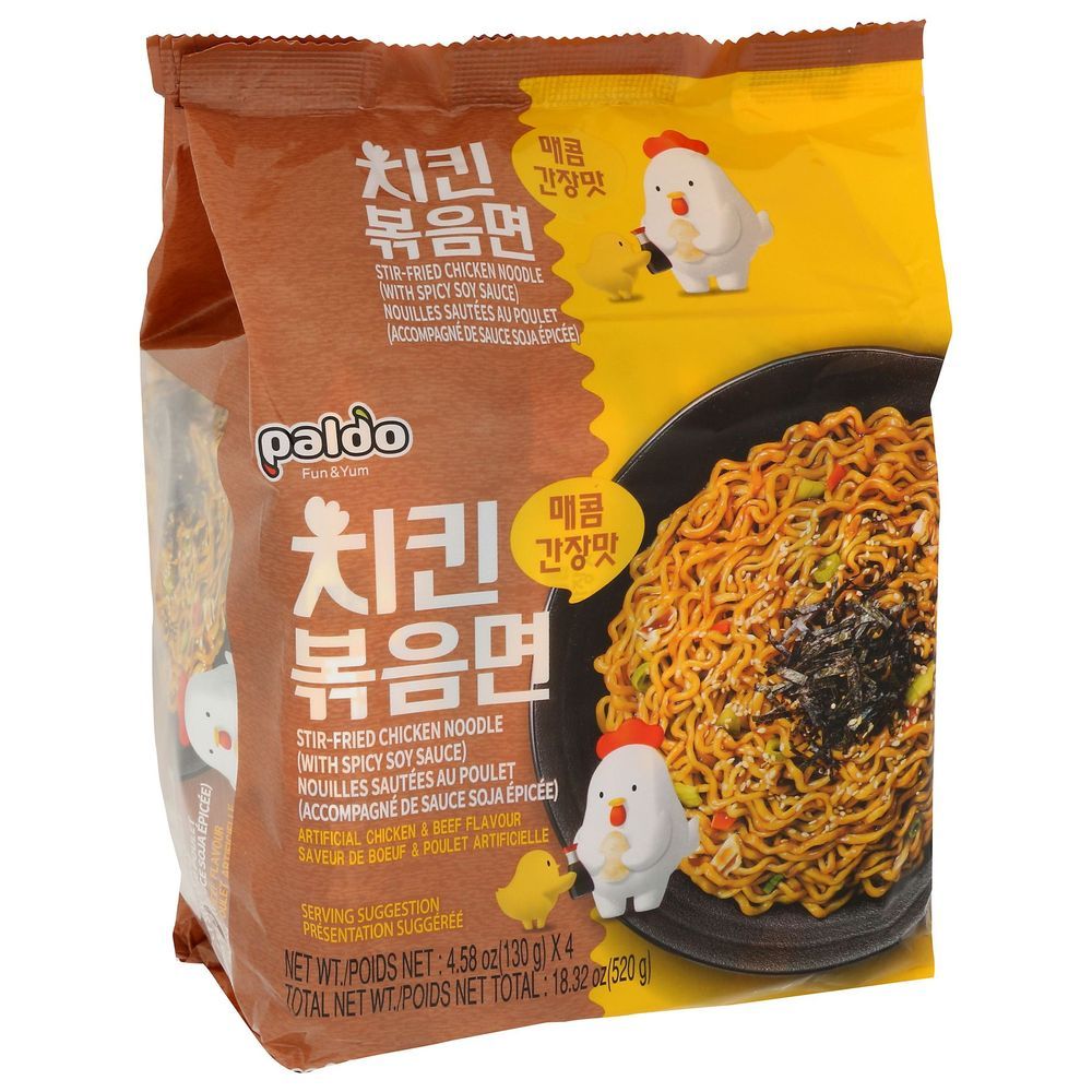 Paldo Stir Fried Chicken Noodle, 22.9 Ounce -- 4 Per Case