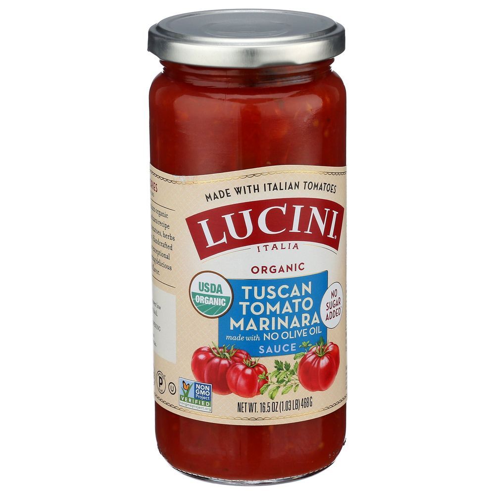 Lucini Italia Organic Tuscan Tomato Marinara Sauce, 16.5 Fluid Ounce -- 6 Per Case