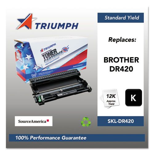 Triumph 12000 Page Yield Black Drum Unit