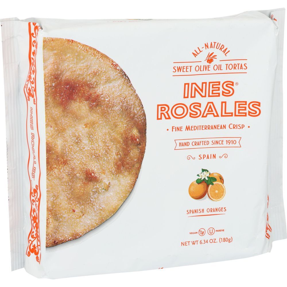 Ines Rosales Orange Sweet Olive Oil Tortas, 6.34 Ounce -- 10 Per Case