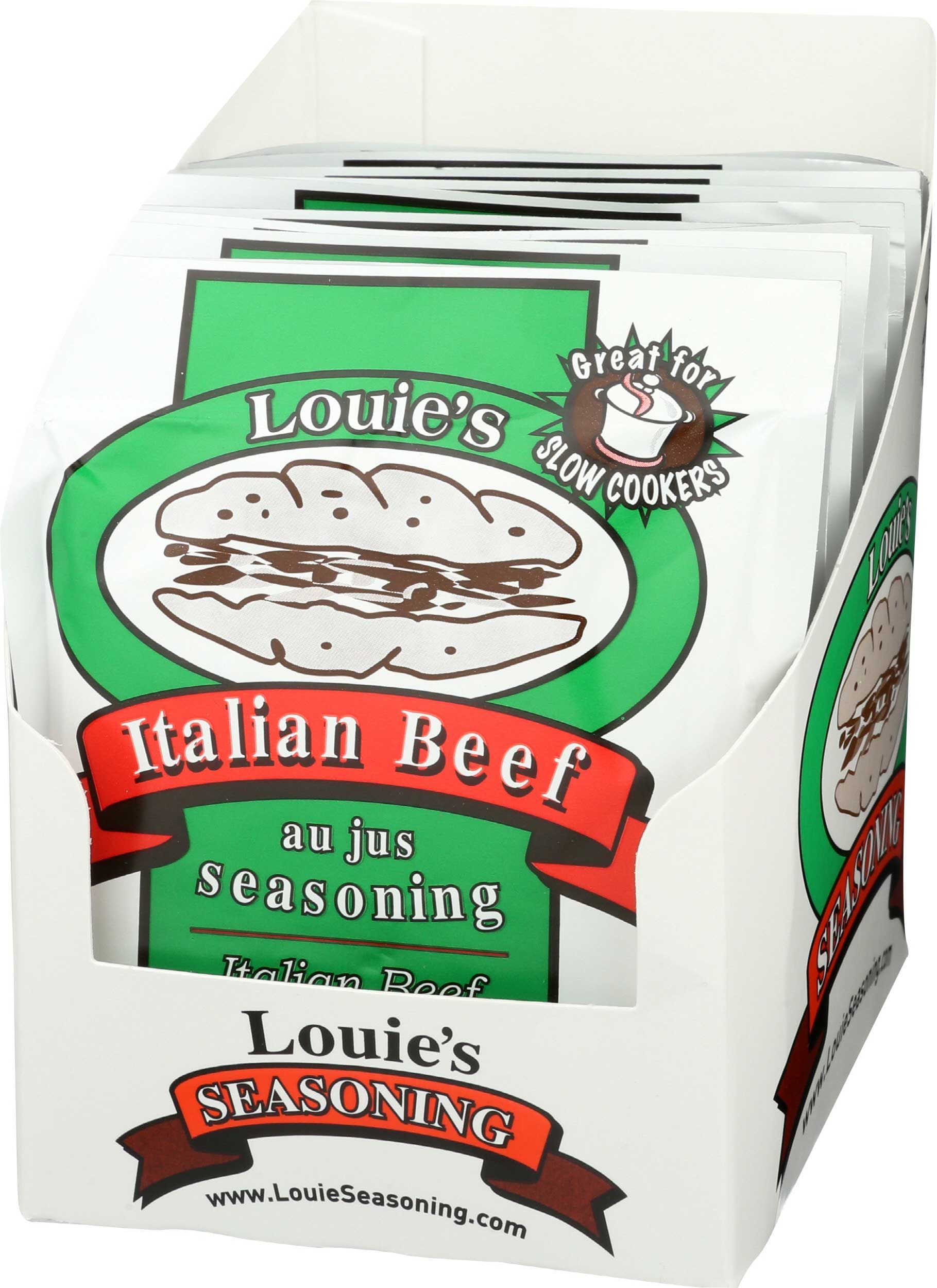 Louie's Italian Beef Seasoning, 3 Ounce -- 12 Per Case