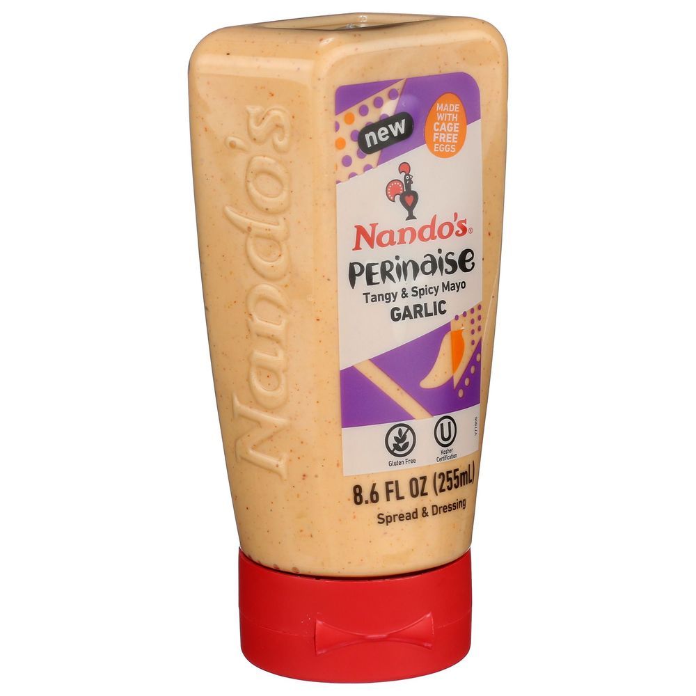 Nando's Garlic Tangy And Fiery Mayo Perinaise, 8.6 Ounce -- 6 Per Case