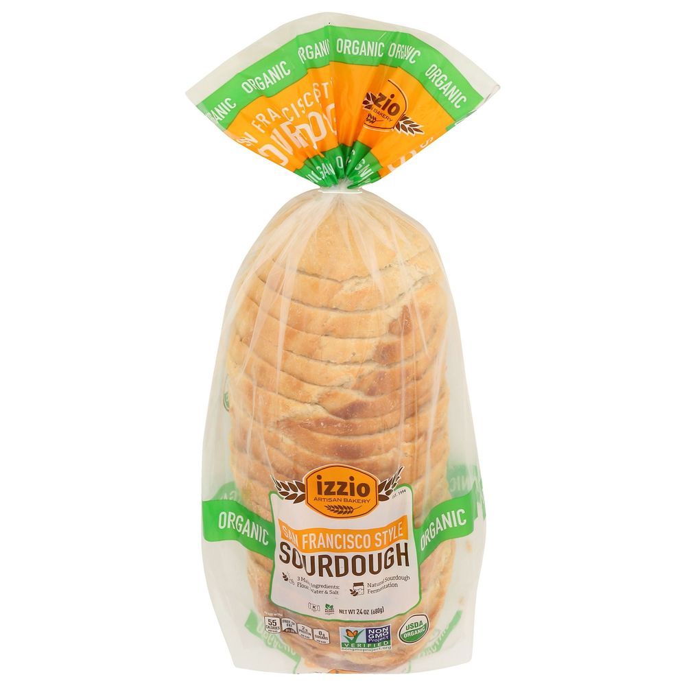 Izzio Artisan Bakery Organic San Francisco Style Sourdough, 24 Ounce -- 12 Per Case
