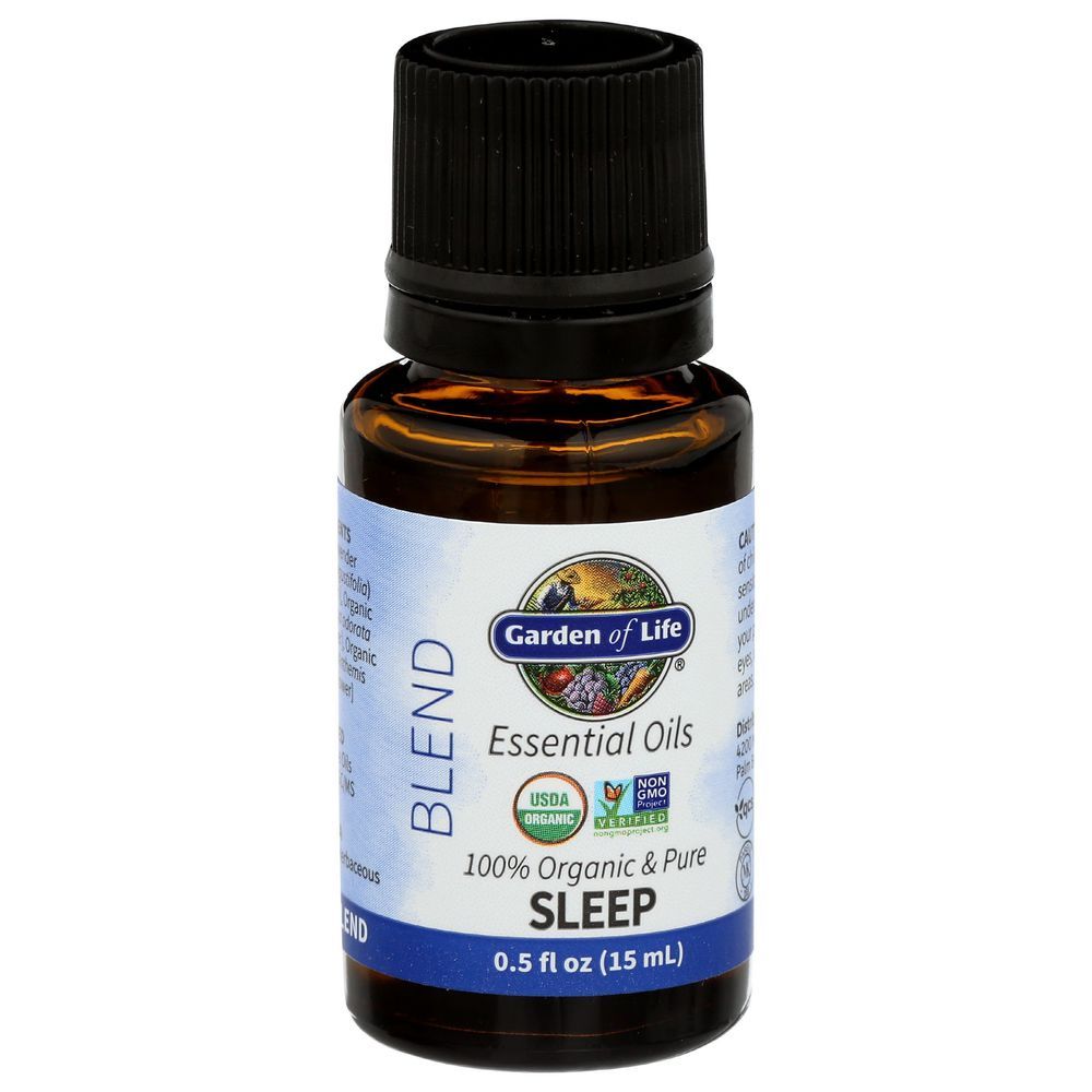 Garden Of Life 100 Percent Organic And Pure Sleep Blend Essential Oil, 0.5 Fluid Ounce