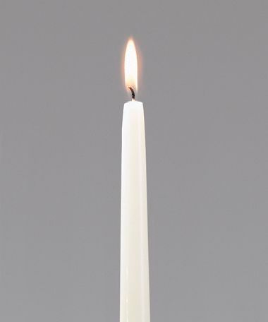 Hollowicks Select Wax Drip Less Taper Candle, 10 Inch Height Taper -- 144 Per Case