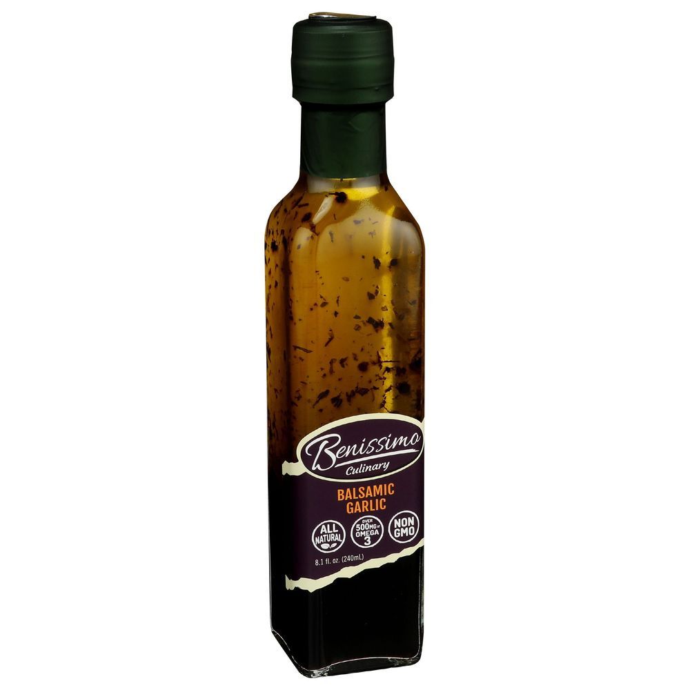 Benissimo Balsamic Garlic Extra Virgin Olive Oil, 8.1 Ounce -- 6 Per Case