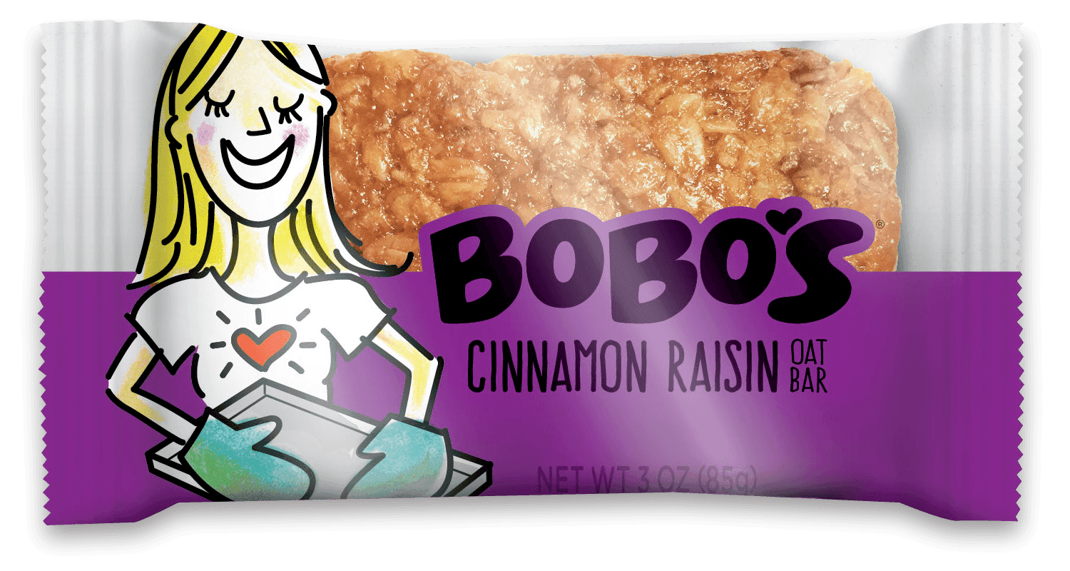 Bobo's Cinnamon Raisin Oat Bar, 3 Ounce -- 12 Per Case