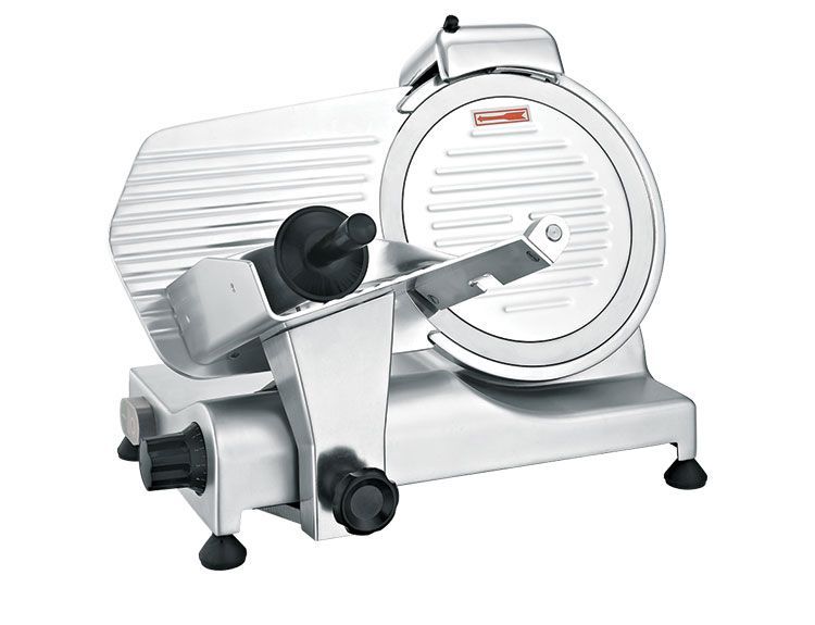 Global Solutions 110 Volt Meat Slicer, 18-7/8 X 14-5/8 X 14-1/4 Inch