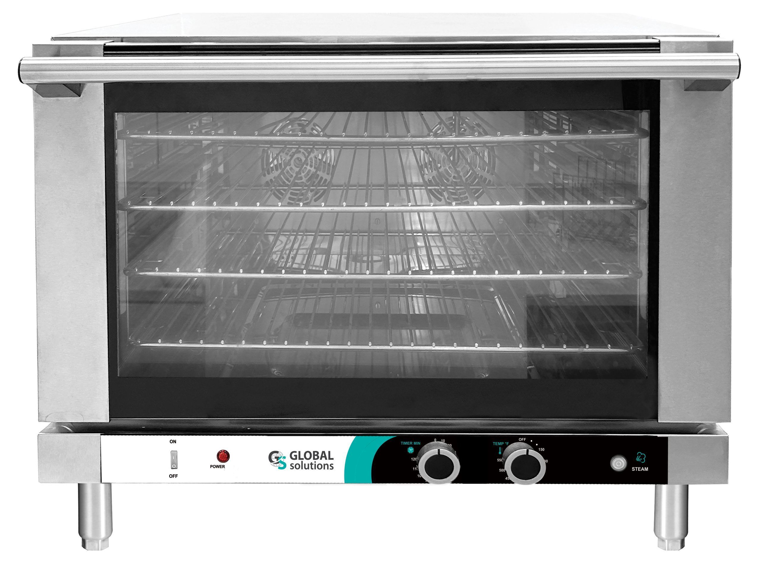 Global Solutions 208/240 Volt Full Size Convection Oven With Humidity, 31 7/8 X 25 3/4 X 18 3/4 Inch