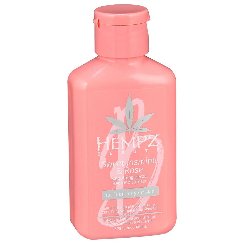 Hempz Sweet Jasmine And Rose Herbal Body Moisturizer With Collagen Booster, 2.25 Fluid Ounce -- 3 Per Case