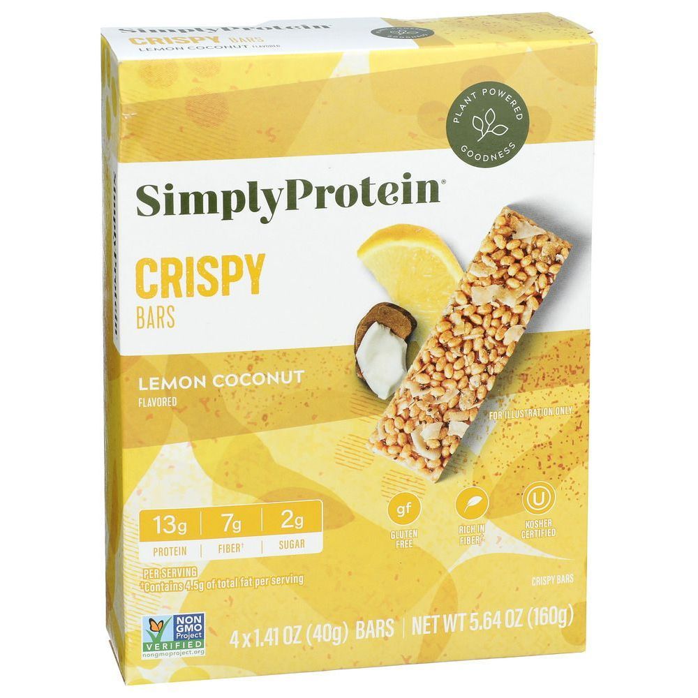 Simplyprotein Lemon Coconut Crispy Bar, 5.64 Ounce -- 6 Per Case