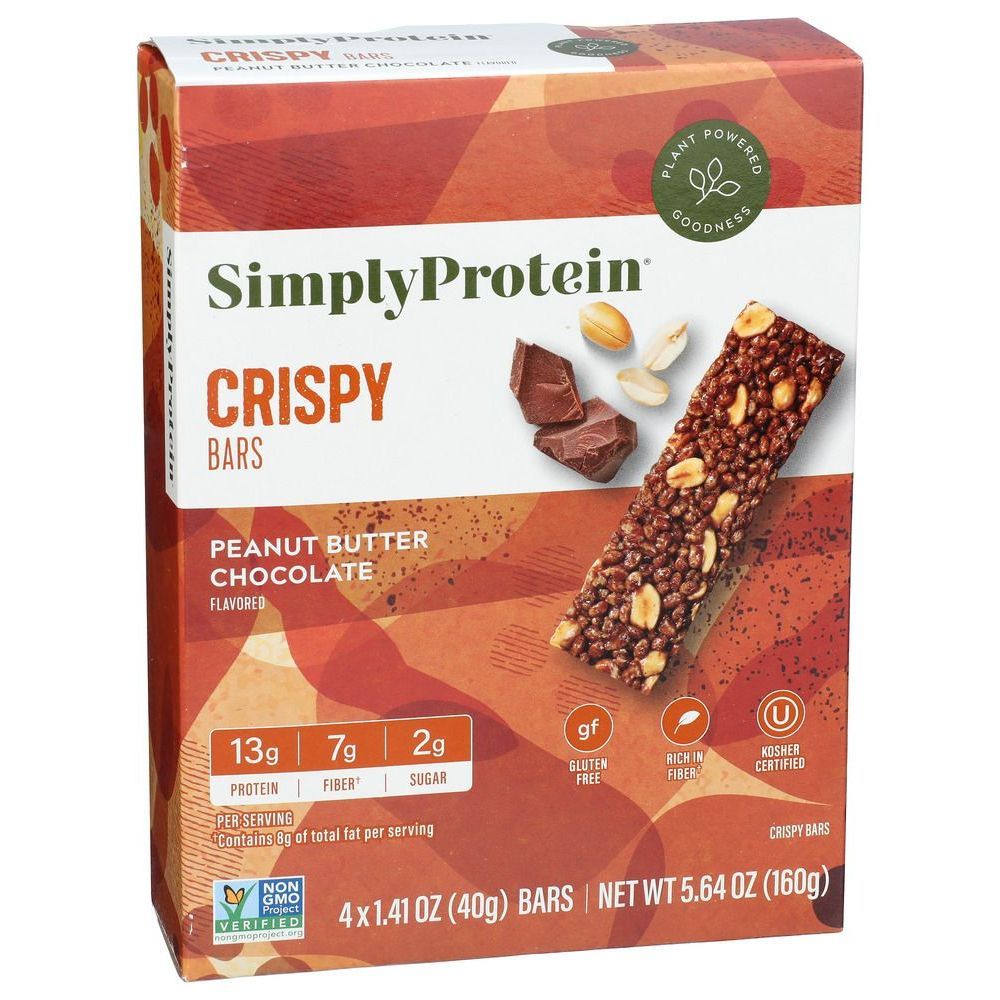 Simplyprotein Peanut Butter Chocolate Crispy Bar, 5.64 Ounce -- 6 Per Case