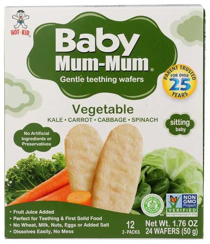 Baby Mum-mum Vegetable Rice Rusk -- 6 Per Case