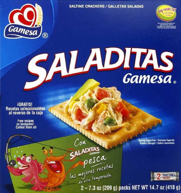 Gamesa Saltine Crackers, 14.6 Ounce -- 12 Per Case