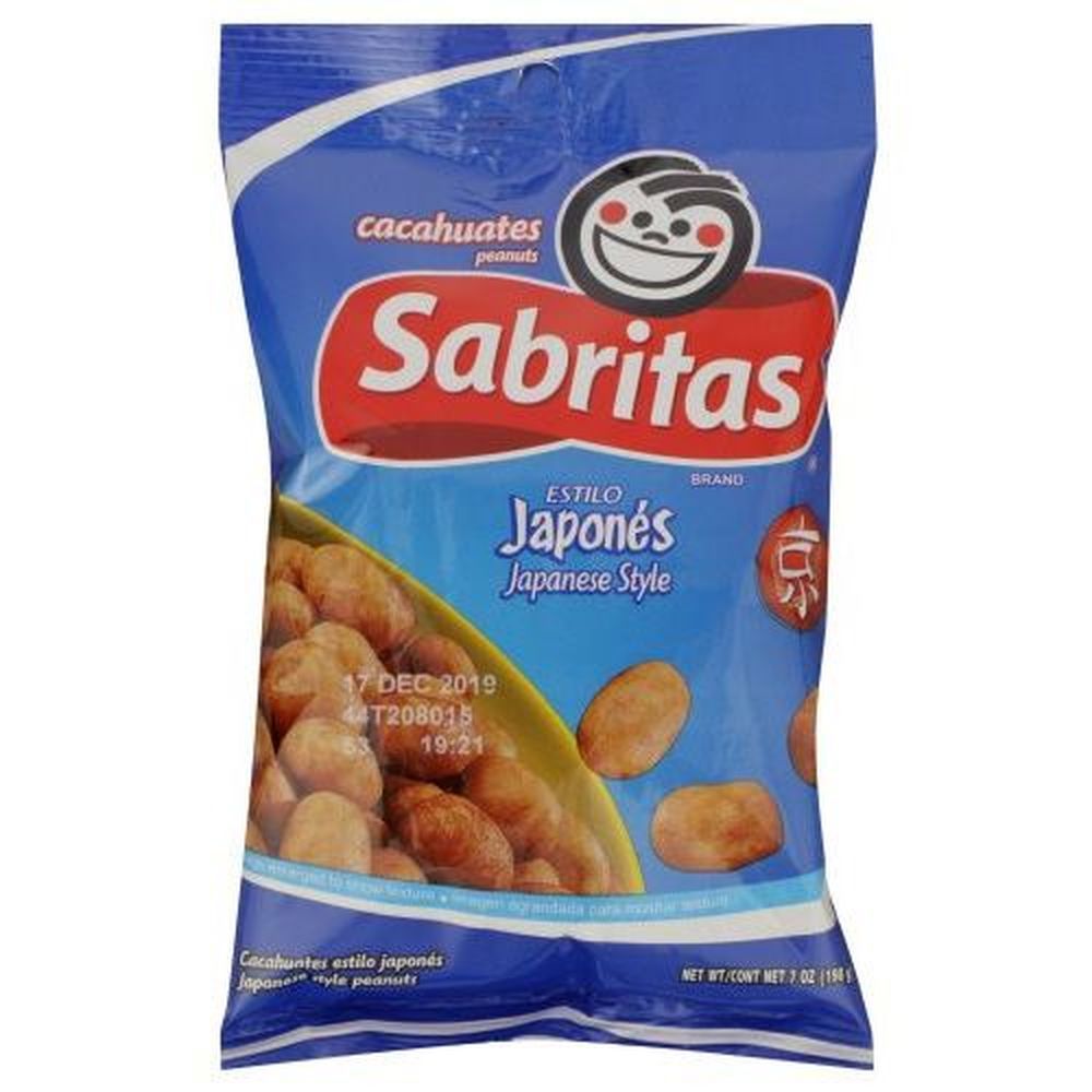 Gamesa Sabritas Japanese Style Peanuts, 7 Ounce -- 12 Per Case