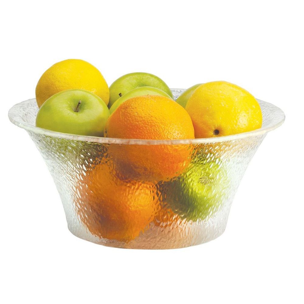 Cal-mil Clear Acrylic Pebble Bell Bowl, 10.25 Inch -- 6 Per Case