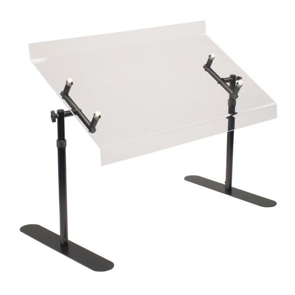 Cal-mil Portable Acrylic Sneeze Guard With Metal Frame, 48 Inch