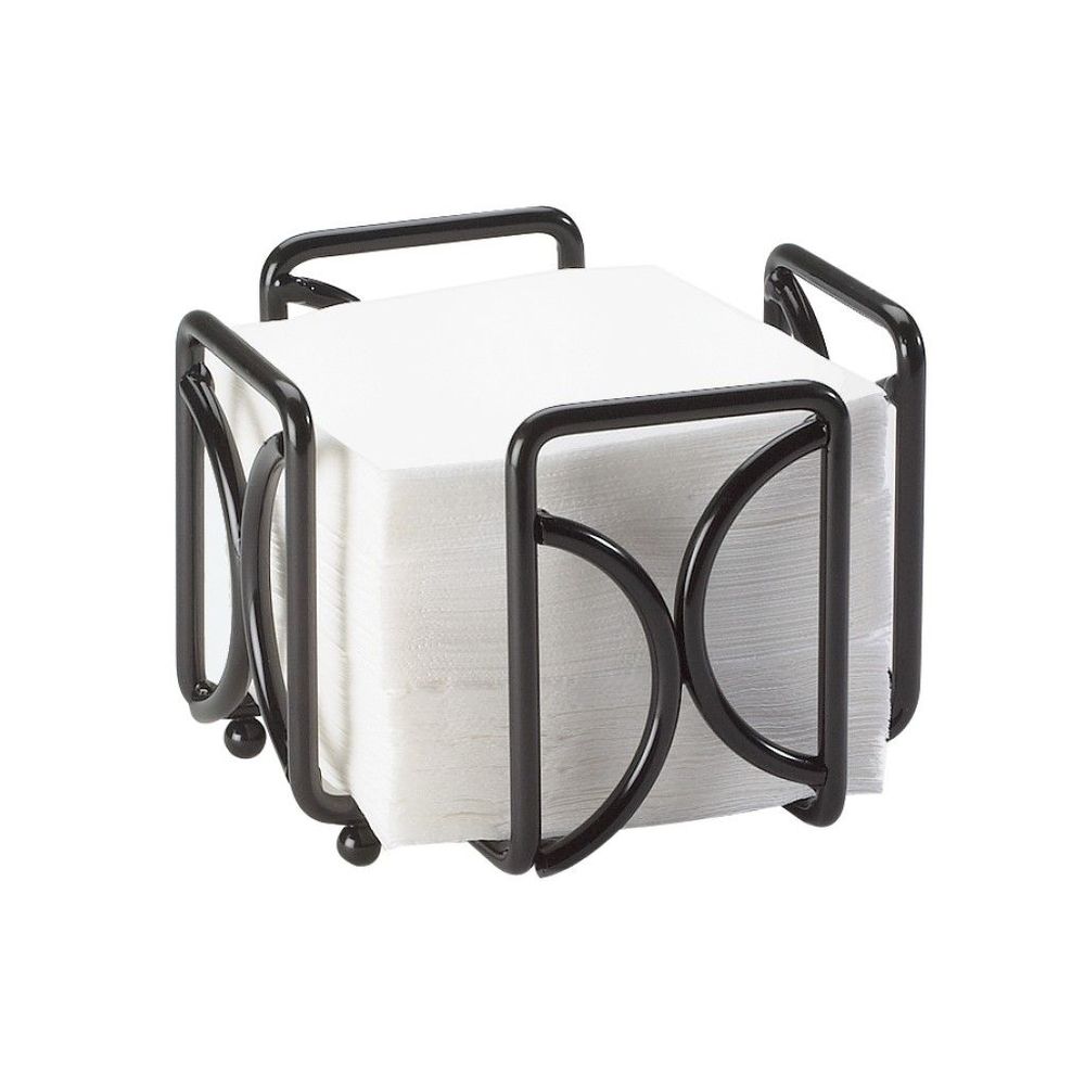 Cal-mil Black Wire Iron Napkin Holder, 5.5 X 5.5 X 4.5 Inch