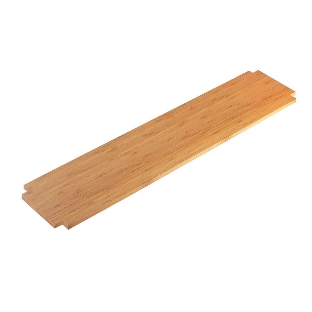 Cal-mil Bamboo Rectangle Riser Shelf, 24 X 12 X 0.5 Inch