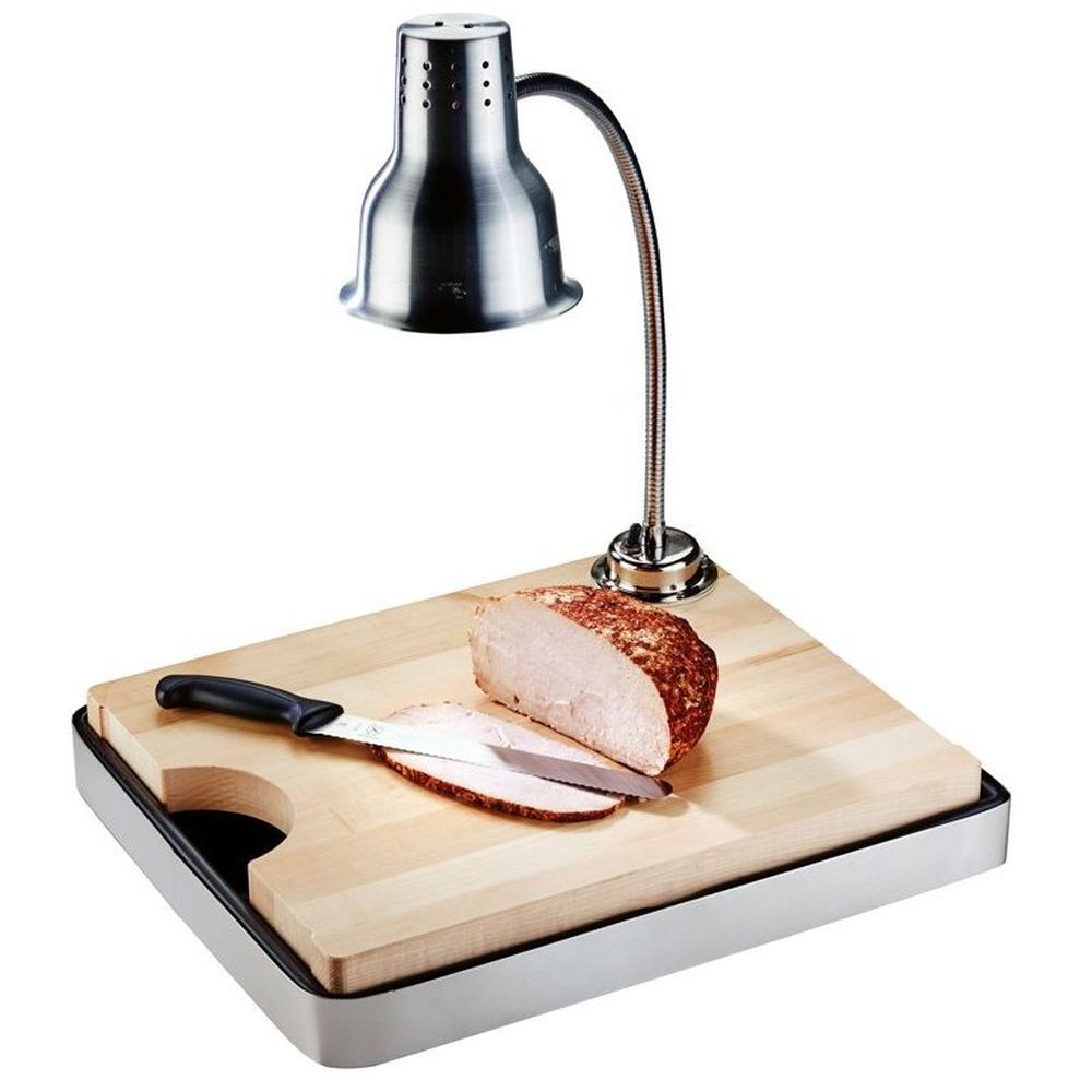 Cal-mil Stainless Steel Carving Station With Lamp, 20 X 16 X 4 Inch