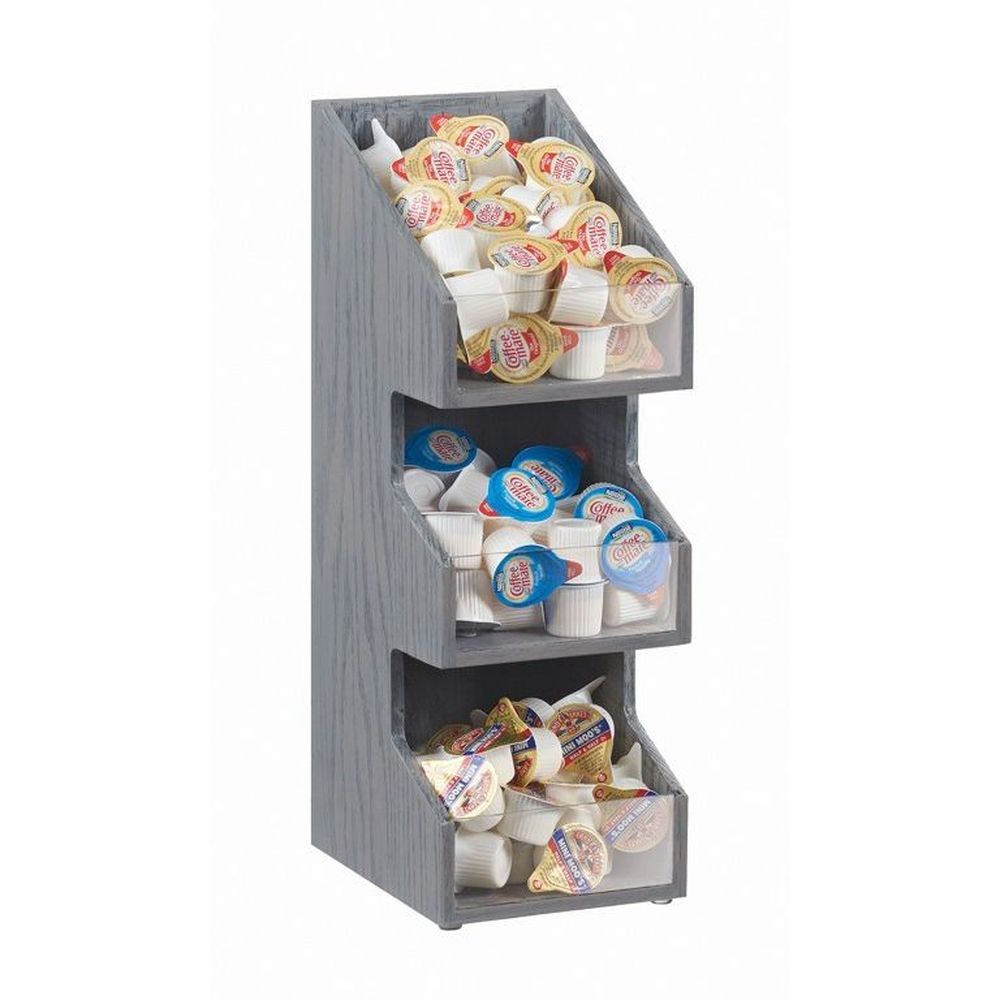Cal-mil Ashwood 3 Tier Condiment Display, 5.375 Inch Width X 6.5 Inch Depth X 15.5 Inch Height