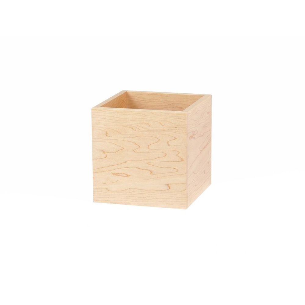 Cal-mil Blonde Merchandiser Box, 6 Inch Width X 6 Inch Depth X 6 Inch Height