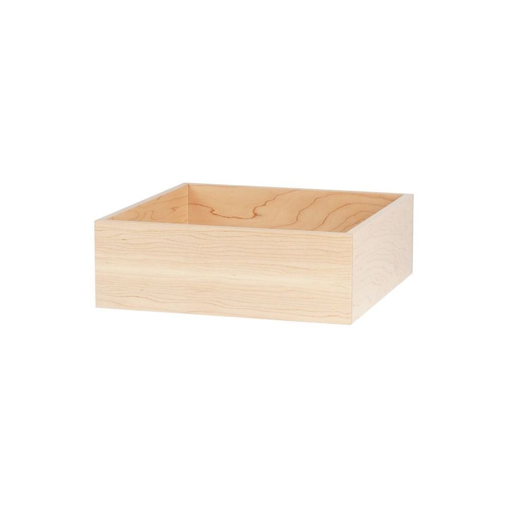 Cal-mil Blonde Merchandiser Box, 12 Inch Width X 12 Inch Depth X 4 Inch Height