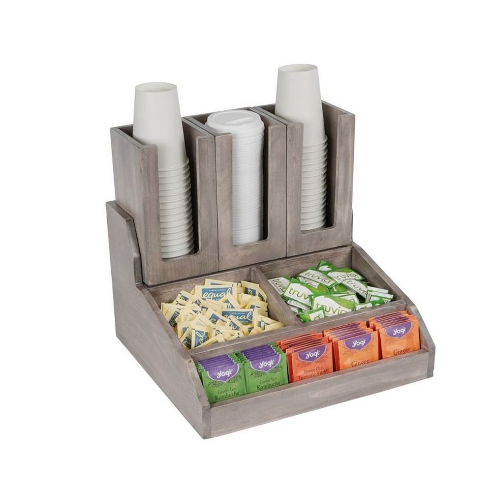 Cal-mil Aspen Condiment Organizer, 15 Inch Width X 14 Inch Depth X 9.5 Inch Height