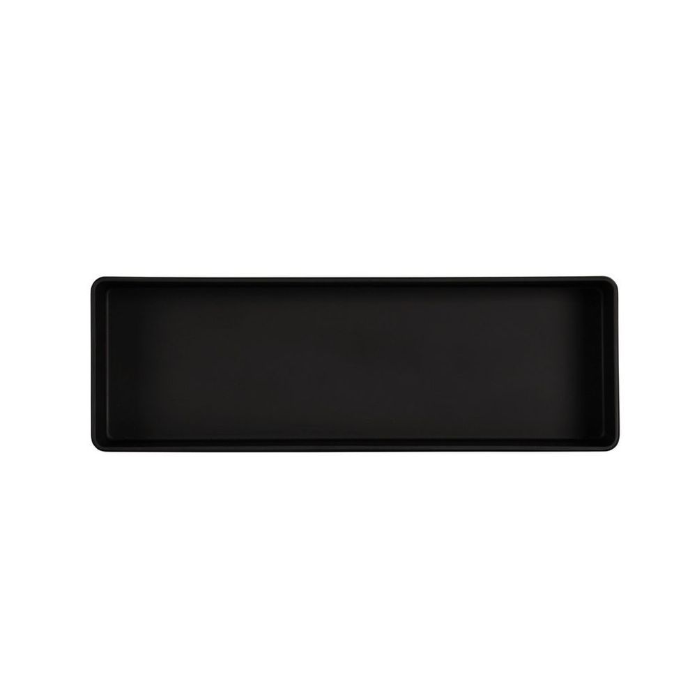 Cal-mil Hudson Black Rectangle Melamine Bowl, 18 Inch Width X 6 Inch Depth X 3 Inch Height