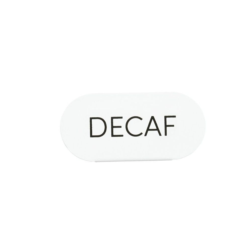 Cal-mil Juno Oval Decaf Tent, 4.5 Inch Width X 2 Inch Height -- 6 Per Case
