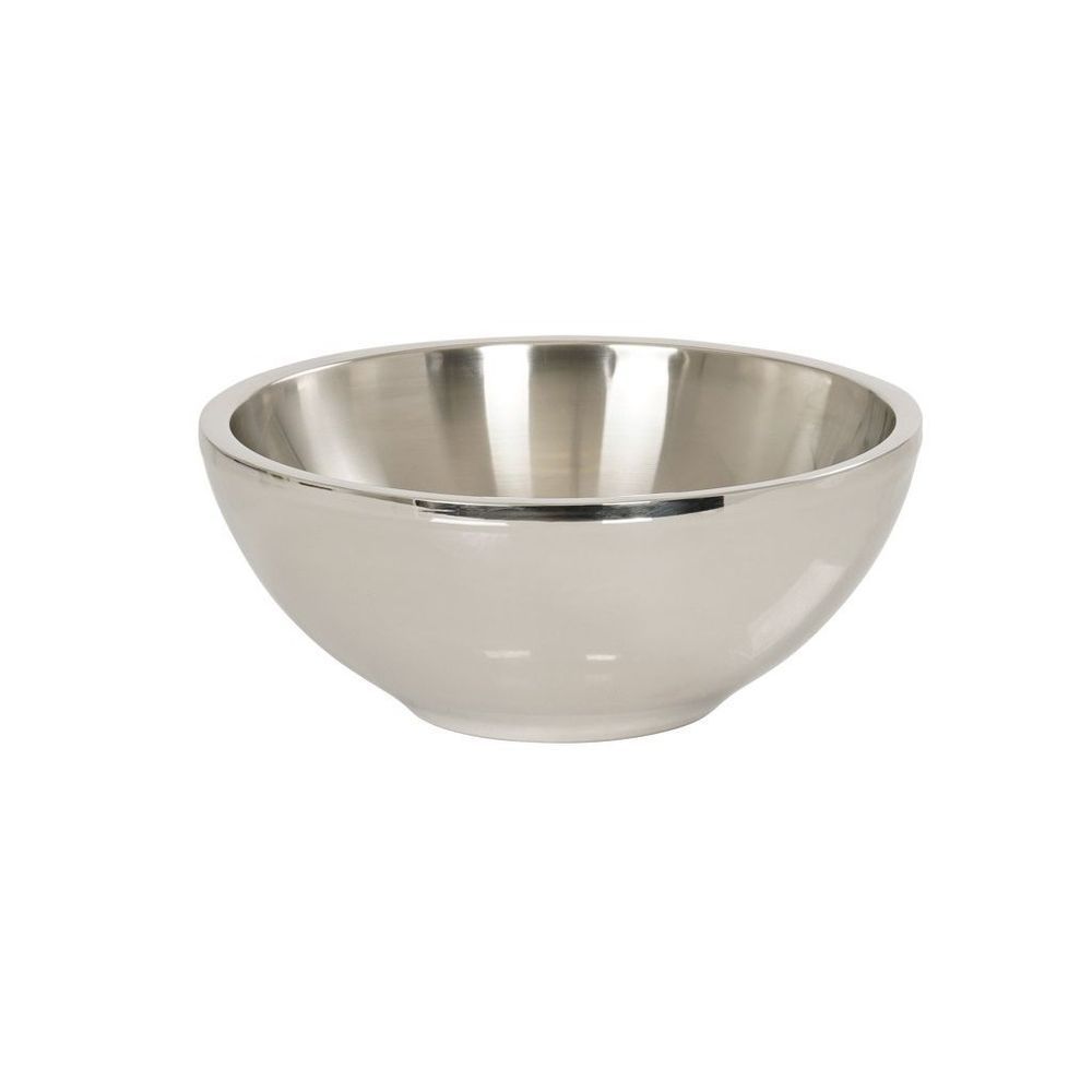 Cal-mil Stainless Round Cold Bowl, 10 Inch Dia. X 4.25 Inch Height