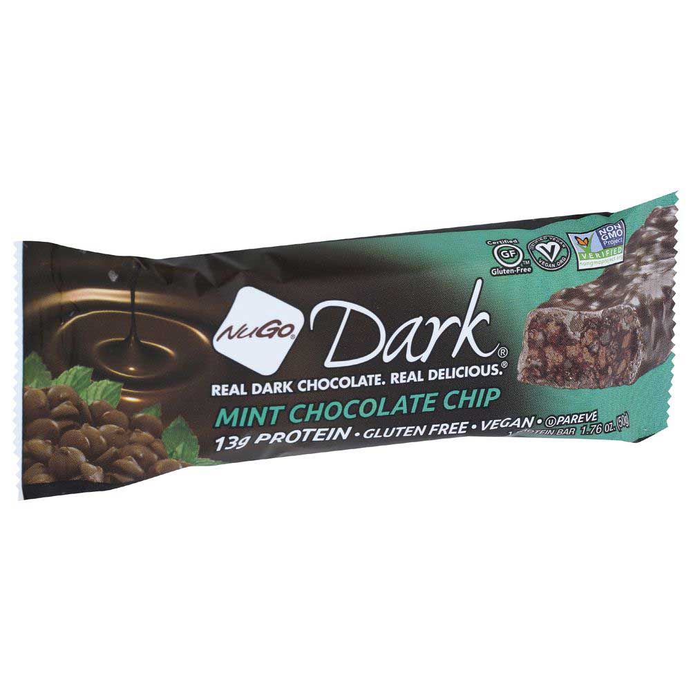 Nugo Dark Mint Chocolate Chip Nutrition Bar, 1.76 Ounce -- 12 Per Case