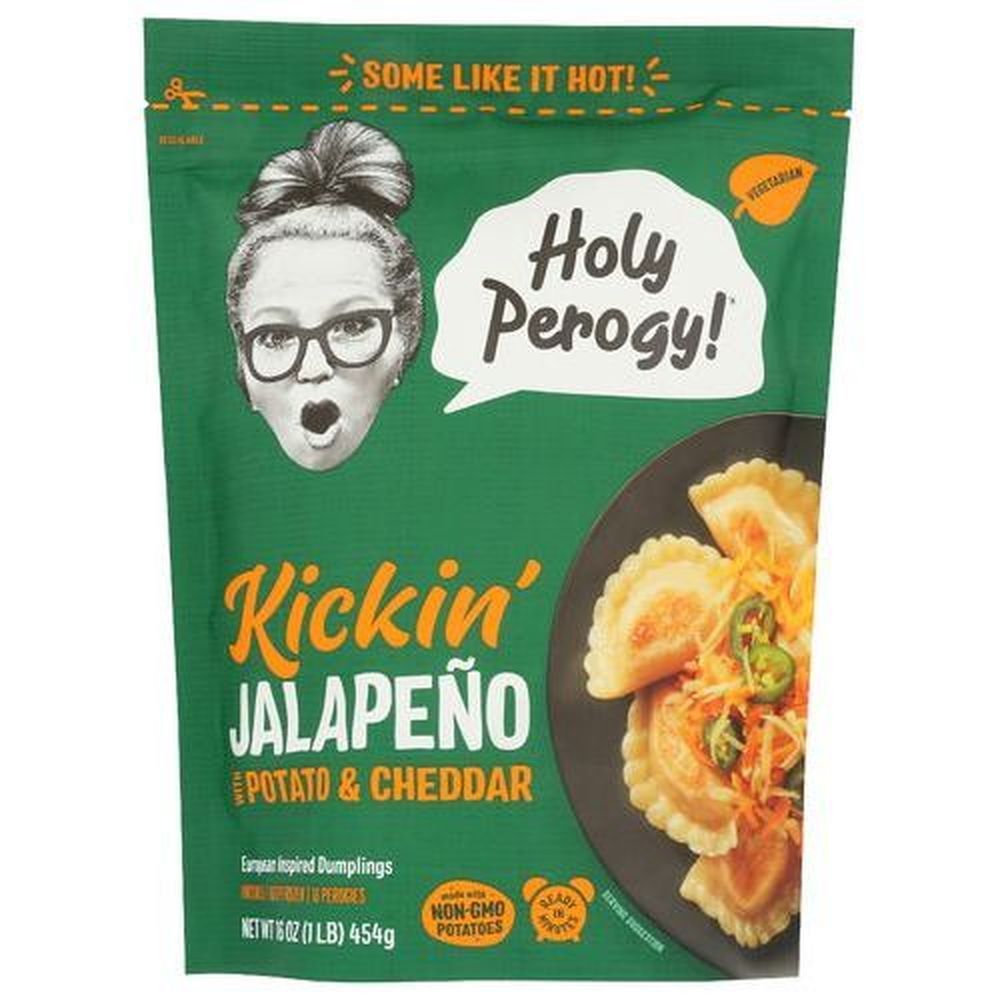 Holy Perogy Kickin Jalapeno With Potato And Cheddar Perogies, 1 Pound -- 12 Per Case