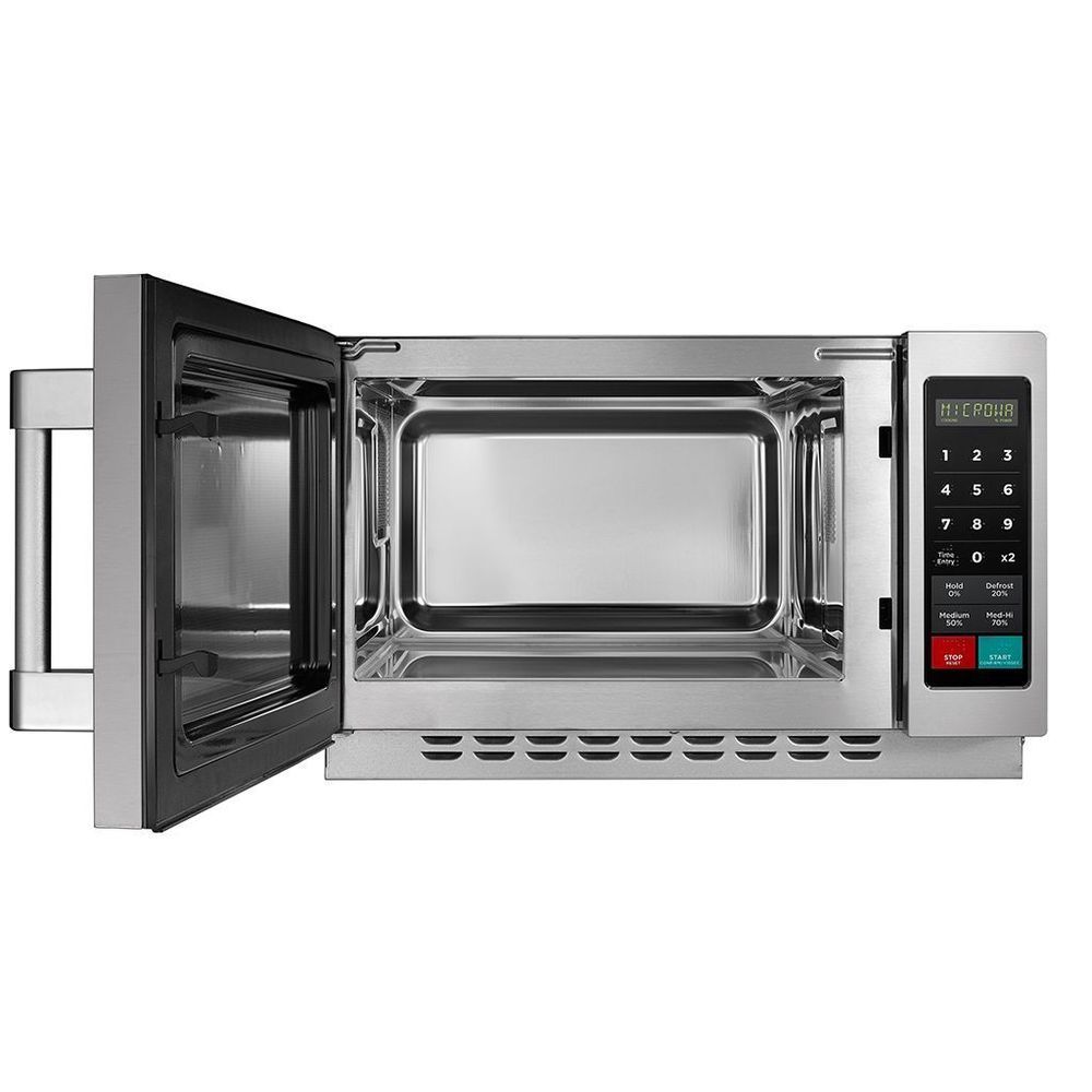Midea 1.2 Cubic Feet 1000 Watts Push Button Medium Duty Commercial Microwave Oven