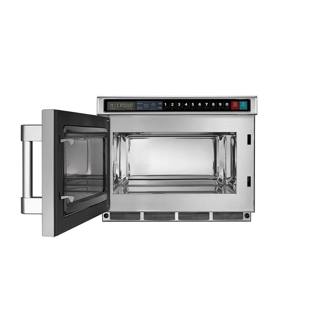 Midea 0.6 Cubic Feet 1800 Watts Push Button Heavy Duty Commercial Microwave Oven
