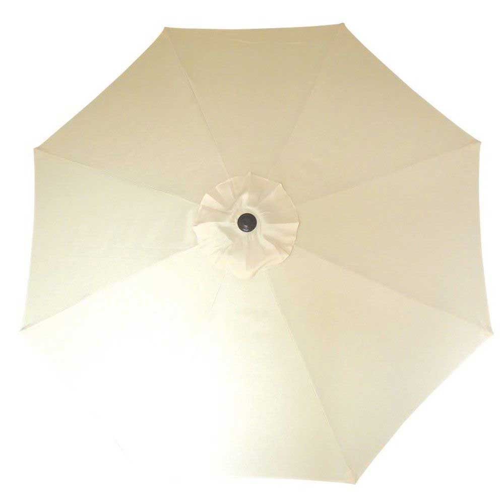 American Maid Aluminum Beige Umbrella With Crank, 9 Feet -- 4 Per Case