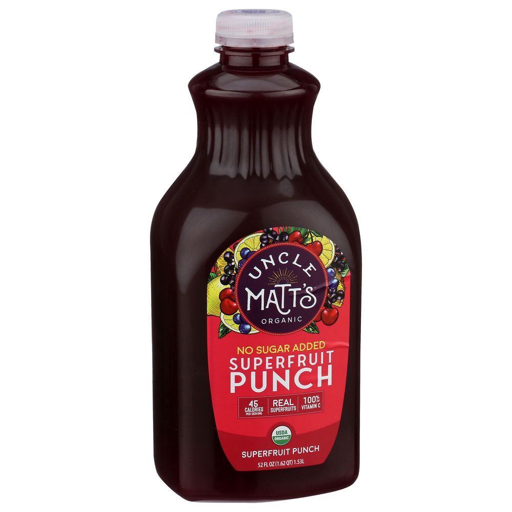 Uncle Matt's Organic Superfruit Punch, 52 Fluid Ounce -- 6 Per Case