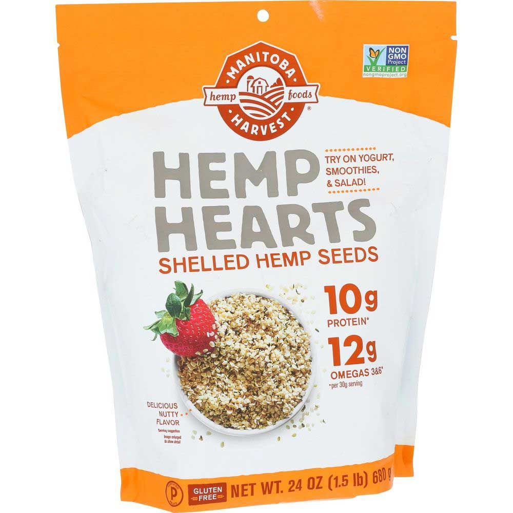 Manitoba Harvest Natural Hemp Hearts, Value Pack, 24 Ounce