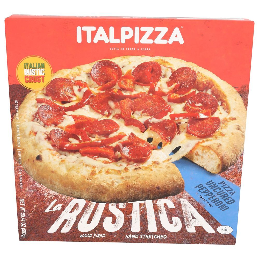 Italpizza Larustica Uncured Pepperoni Pizza, 20.47 Ounce -- 7 Per Case